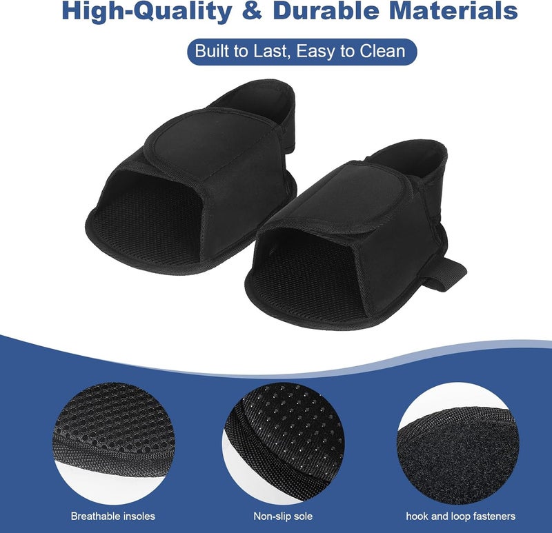 JCWPVA Adjustable Wheelchair Foot Straps for Leg Supports: Durable, Easy to Install, Secure Restraints for Seniors, Disabled, and Post-Surgery Patients,Perfect Foot & Leg Rests - Image 5